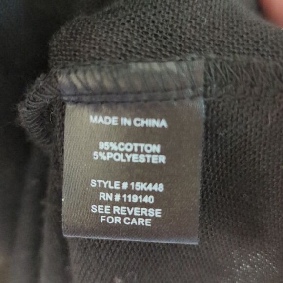 Double Zero Women's Asymmetric Waterfall Long Sleeve Open Cardigan Size M - Picture 5 of 6